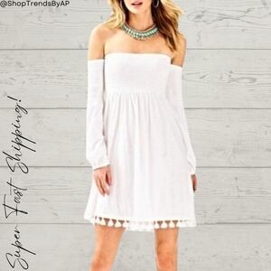 Lilly Pulitzer Trina Beach Dress in Resort White